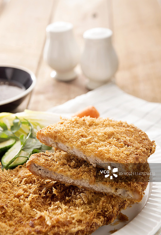 炸肉排，日式料理图片素材