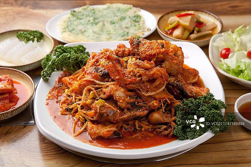 香辣清蒸鳕鱼图片素材