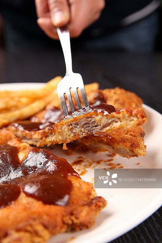 巨型猪肉排图片素材