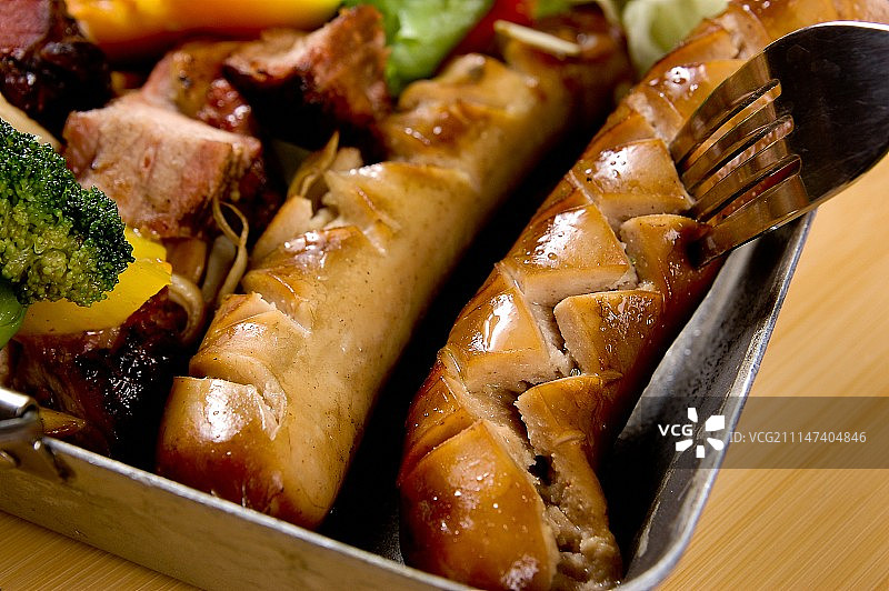 烟熏香肠图片素材