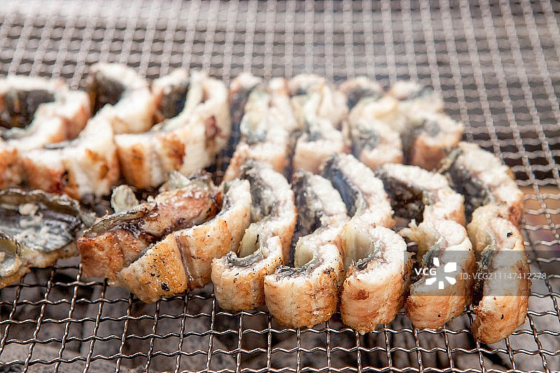 Grilled,鳗图片素材