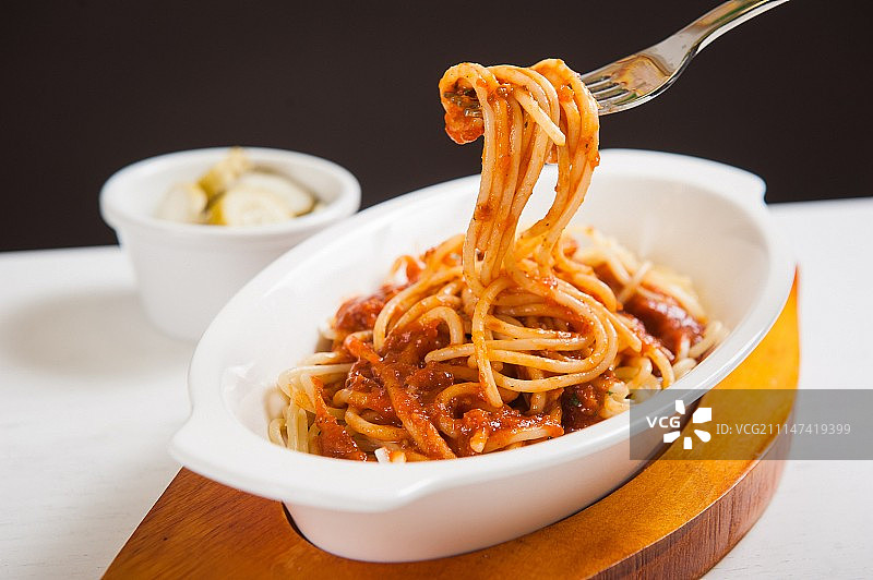 意大利面条博洛尼亚语图片素材