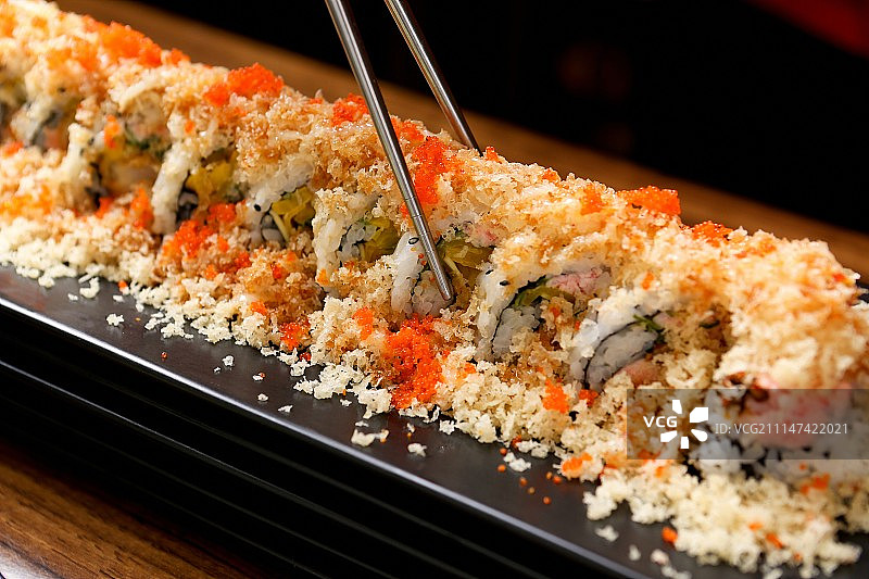 加州卷寿司，日本料理图片素材