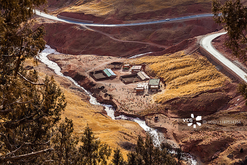 牧民人家图片素材