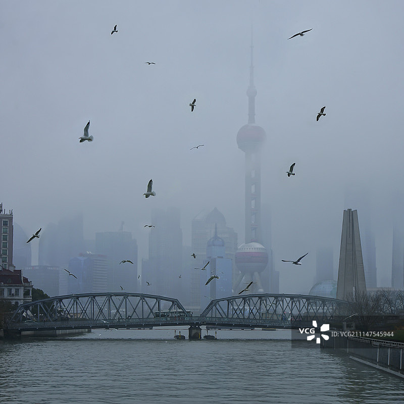 上海外外白渡桥图片素材