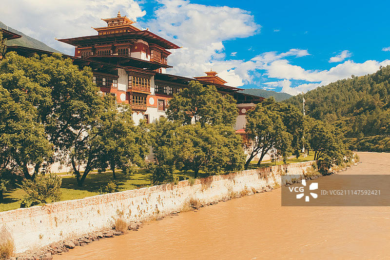 普纳卡宗寺图片素材