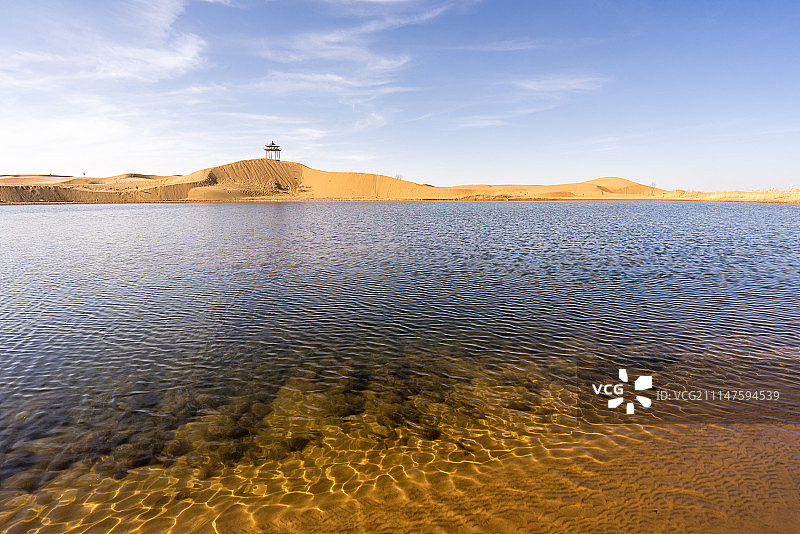 中卫沙坡头腾格里沙漠图片素材