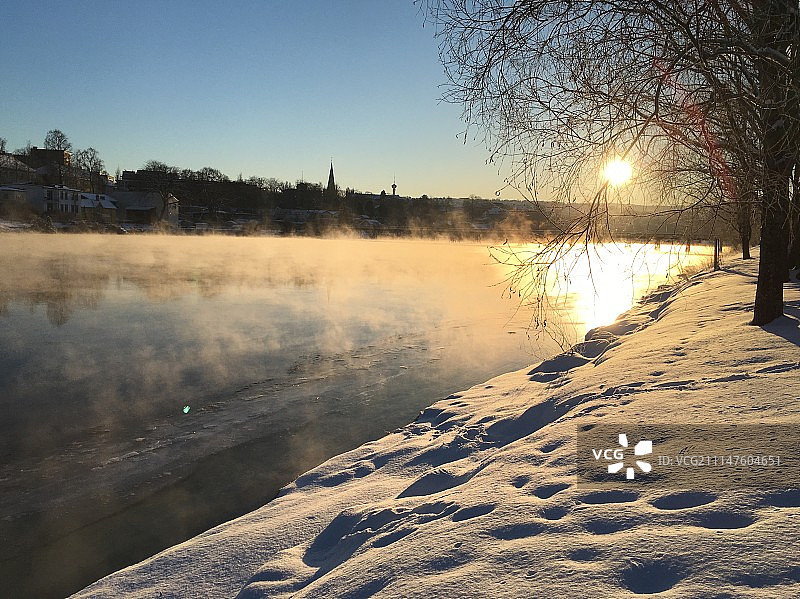 冬季的特隆赫姆图片素材
