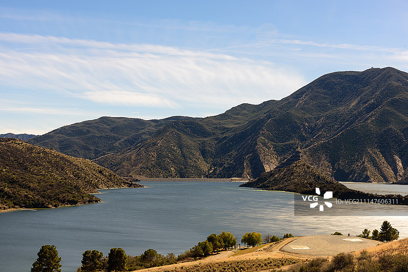 金字塔湖图片素材