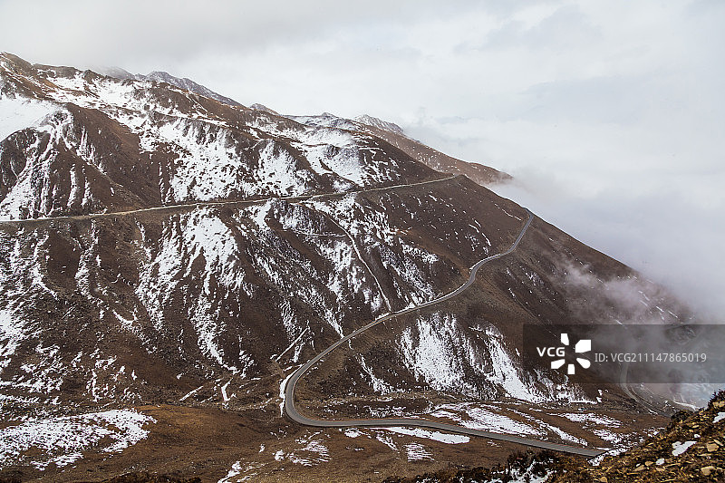 巴郎山风光图片素材