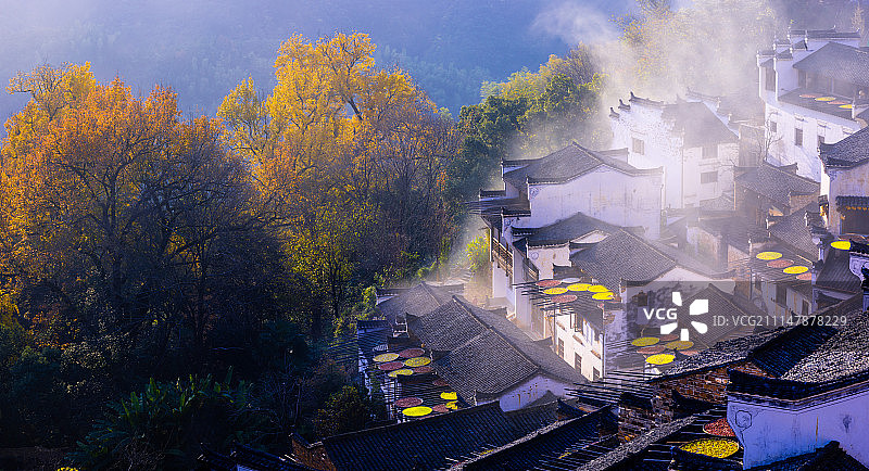 篁岭晒秋图片素材