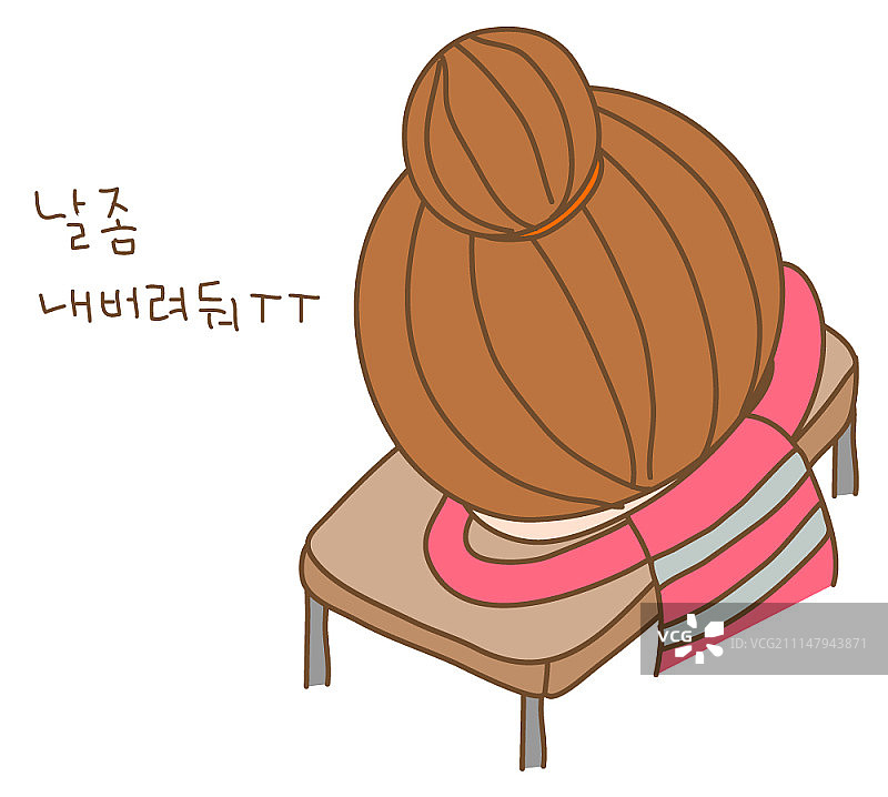 女孩角色矢量表情图片素材
