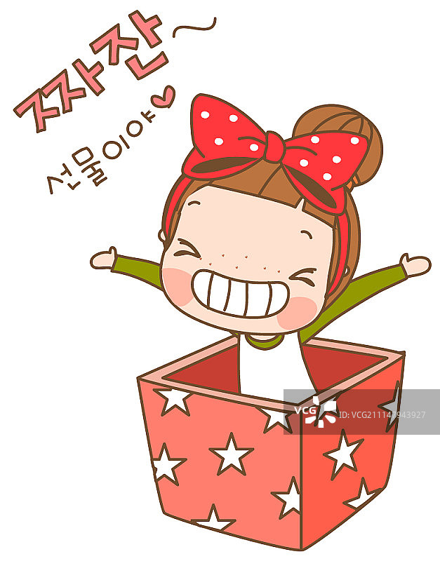 女孩角色矢量表情图片素材