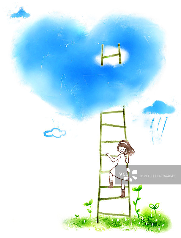 心形插画图片素材