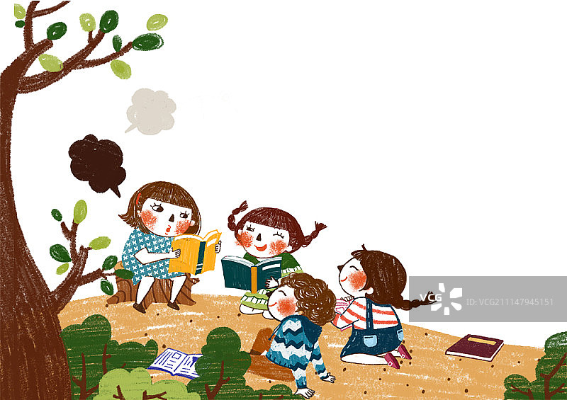 孩子们说明图片素材