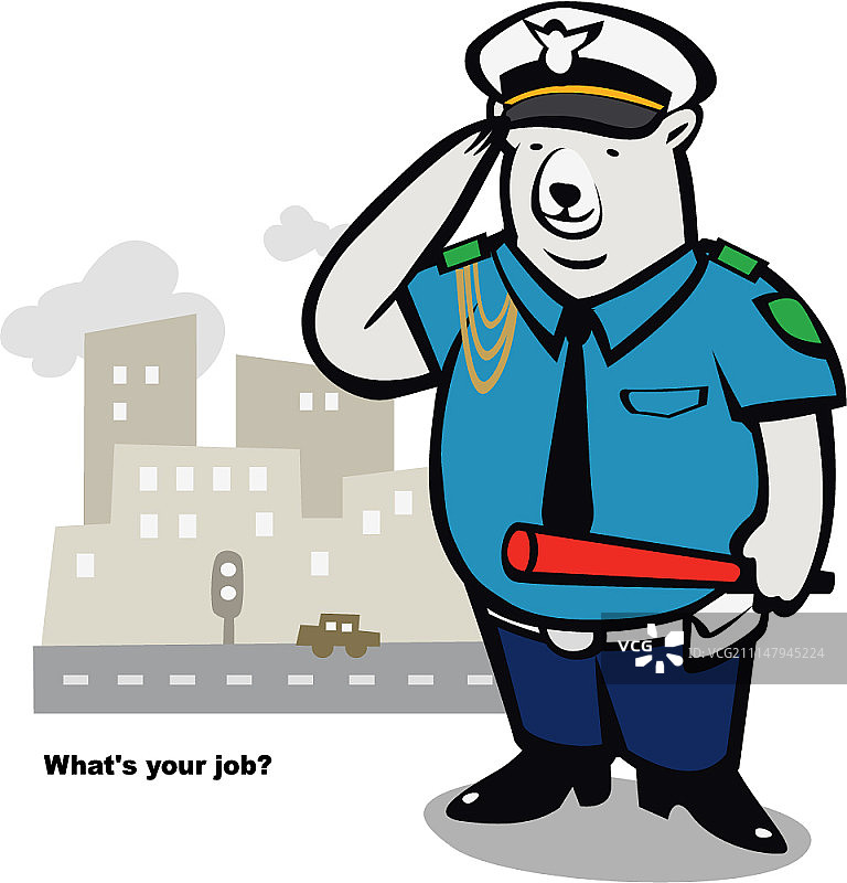 卡通动物角色矢量素材图片素材