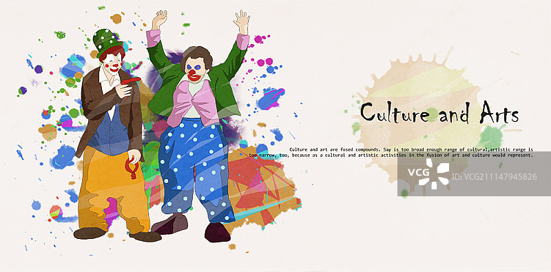 文化艺术插画图片素材
