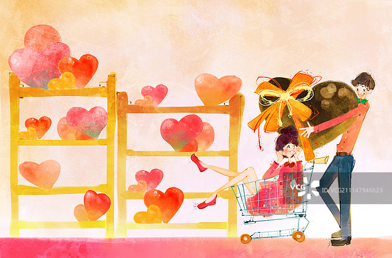 幸福的男人和女人图片素材