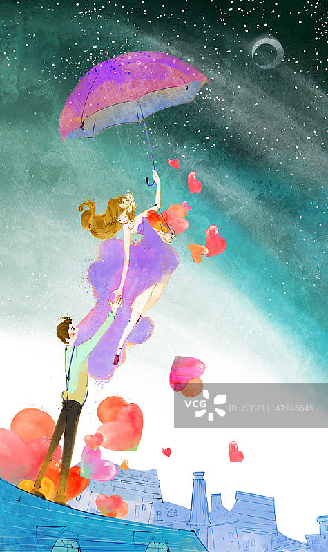 幸福的男人和女人图片素材