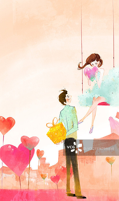 幸福的男人和女人图片素材