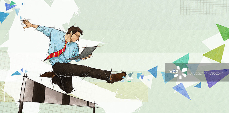 商人插图图片素材