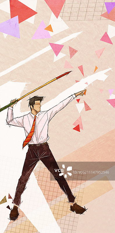 商人插图图片素材