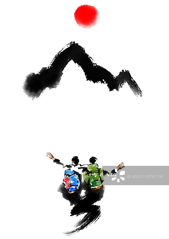 笔触风格绘画图片素材