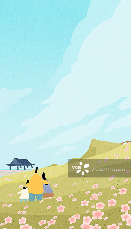 春日景色图片素材