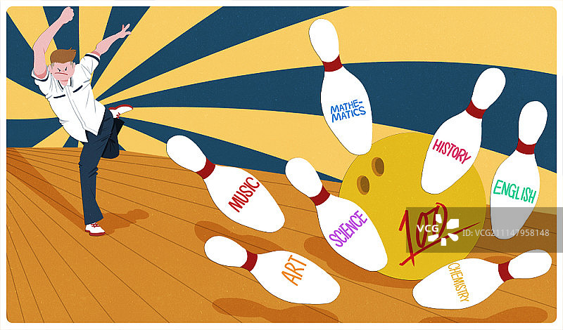 学生们为高GPA而苦恼图片素材