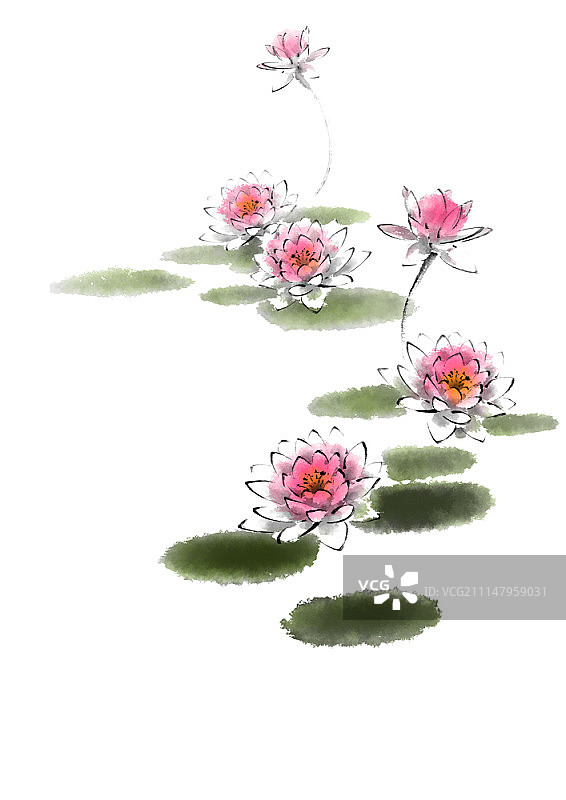笔触风格绘画图片素材