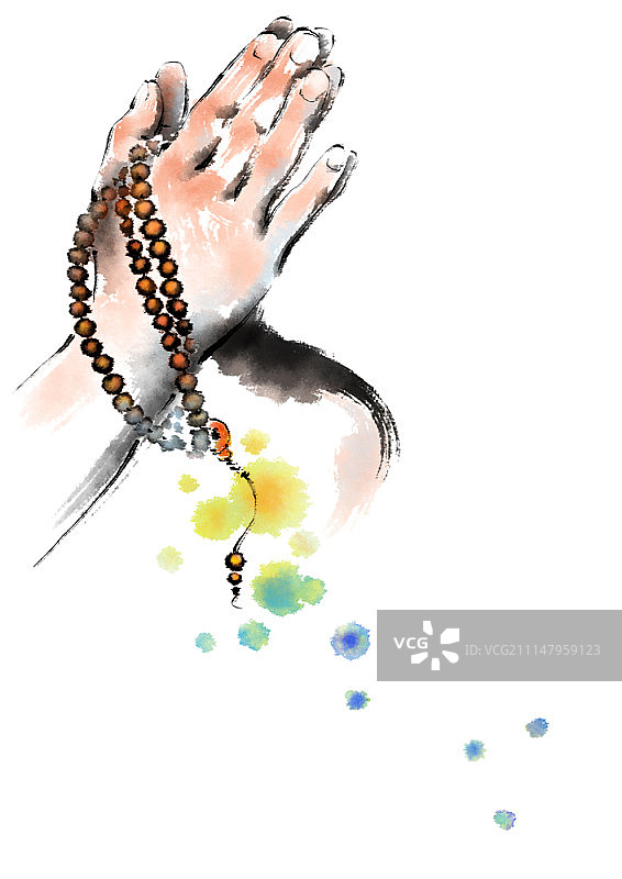 笔触风格绘画图片素材