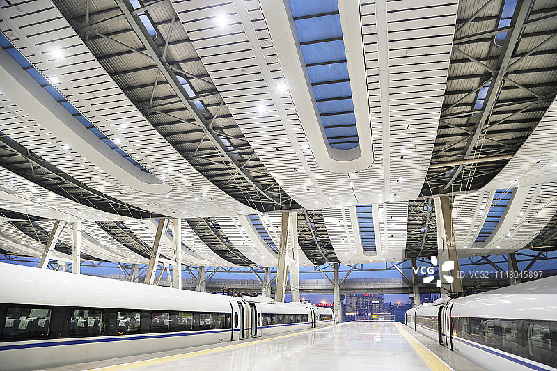 北京南站站台建筑图片素材
