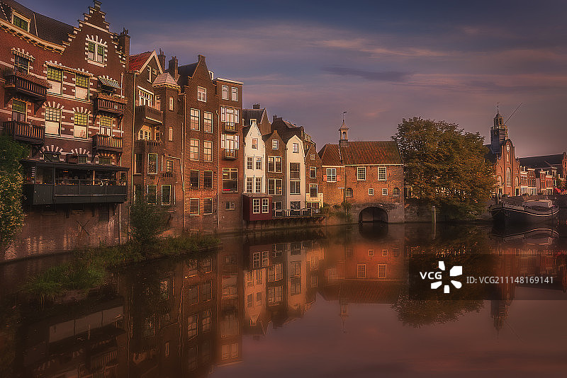 代尔夫斯哈文，荷兰鹿特丹图片素材