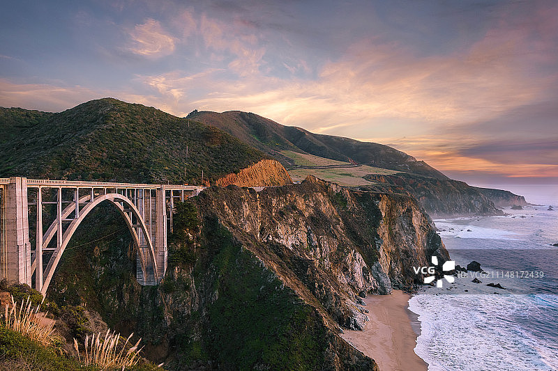 加利福尼亚州大瑟尔图片素材