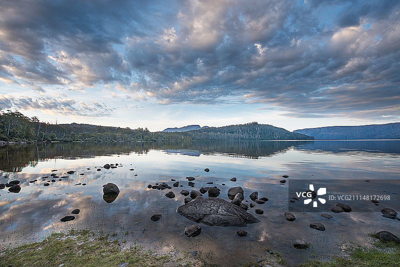 圣克莱尔湖#2，塔斯马尼亚图片素材