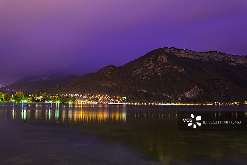 阿讷西湖图片素材