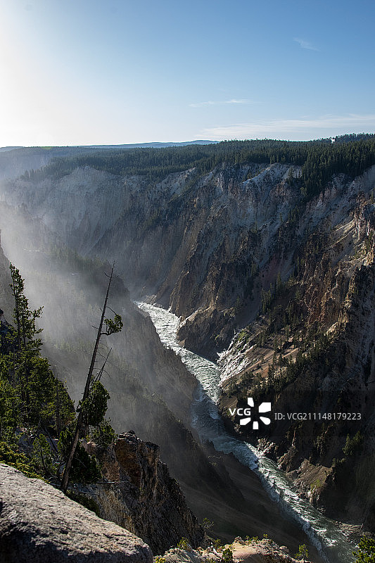黄石大峡谷图片素材