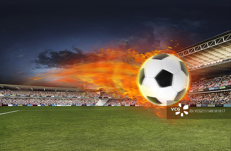 足球运动场图片素材