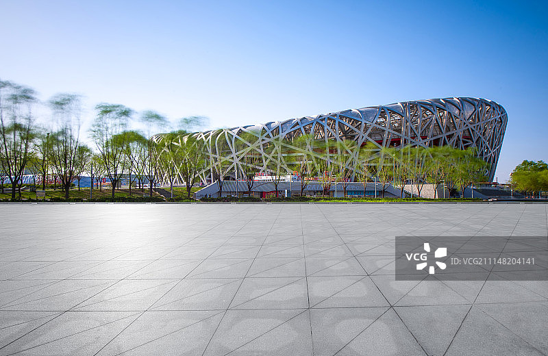 北京鸟巢图片素材