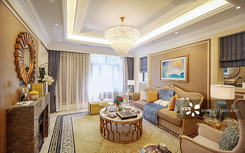 样板间客厅内景图片素材