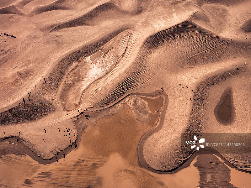 雅丹地貌 风蚀地形 风化特征图片素材