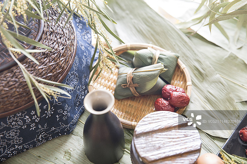 传统端午节食物静物图片素材