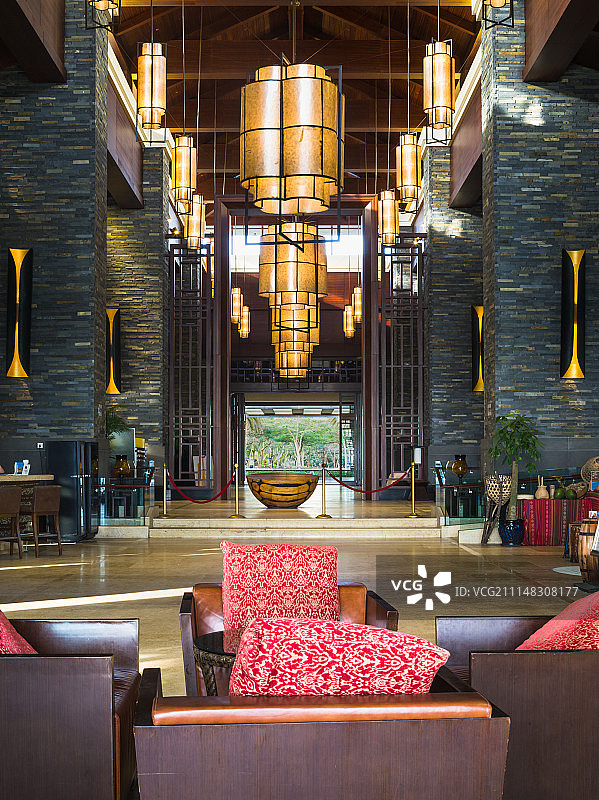 万宁神州半岛喜来登度假酒店大堂图片素材