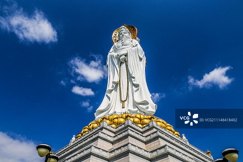 三亚南山寺南海观音图片素材