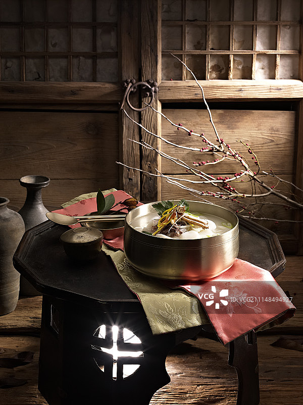 韩式煮年糕汤图片素材