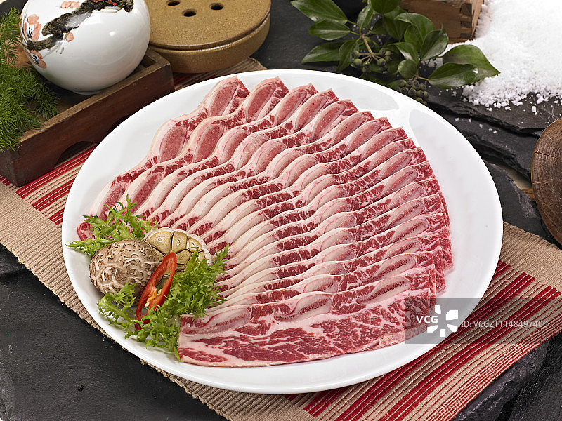 韩式烤牛肋排图片素材