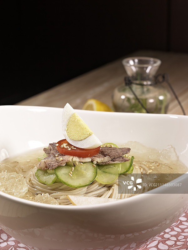 冷荞麦面，韩国料理图片素材