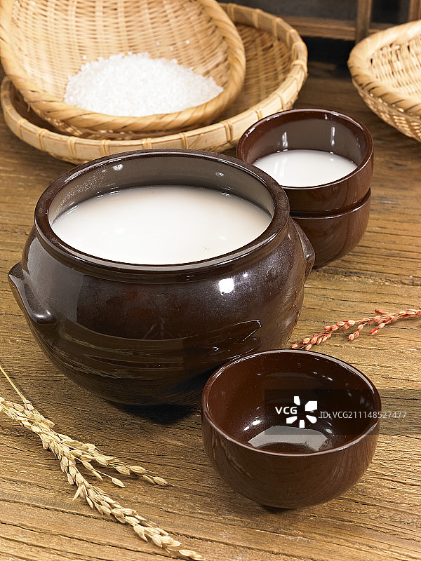 酒精、大米、黄酒、米酒、韩国食品、发酵食品图片素材