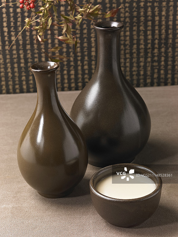 酒精、大米、黄酒、米酒、韩国食品、发酵食品图片素材