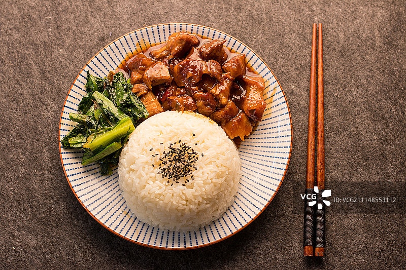 卤肉饭图片素材